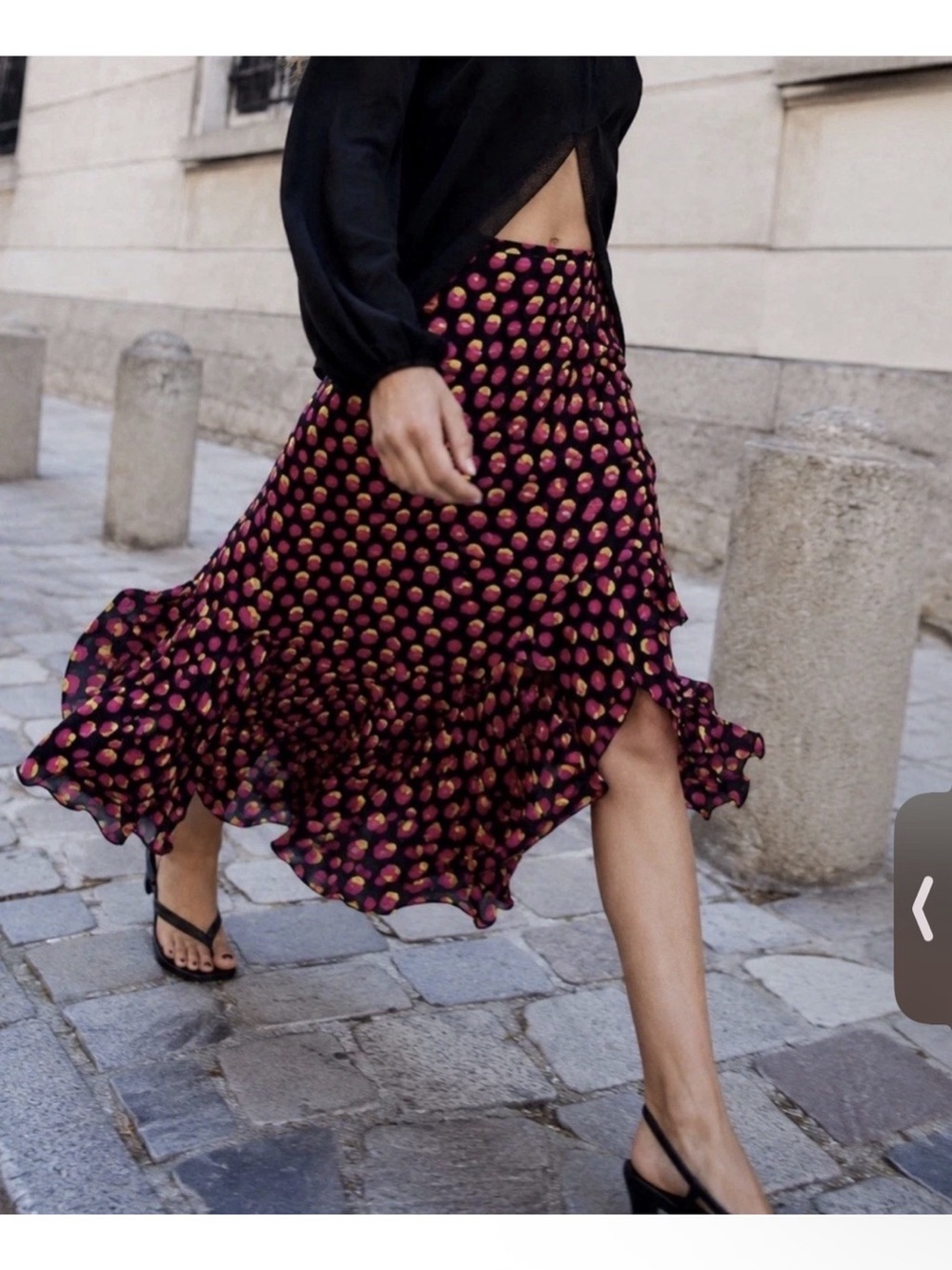 Zara ruffle skirt